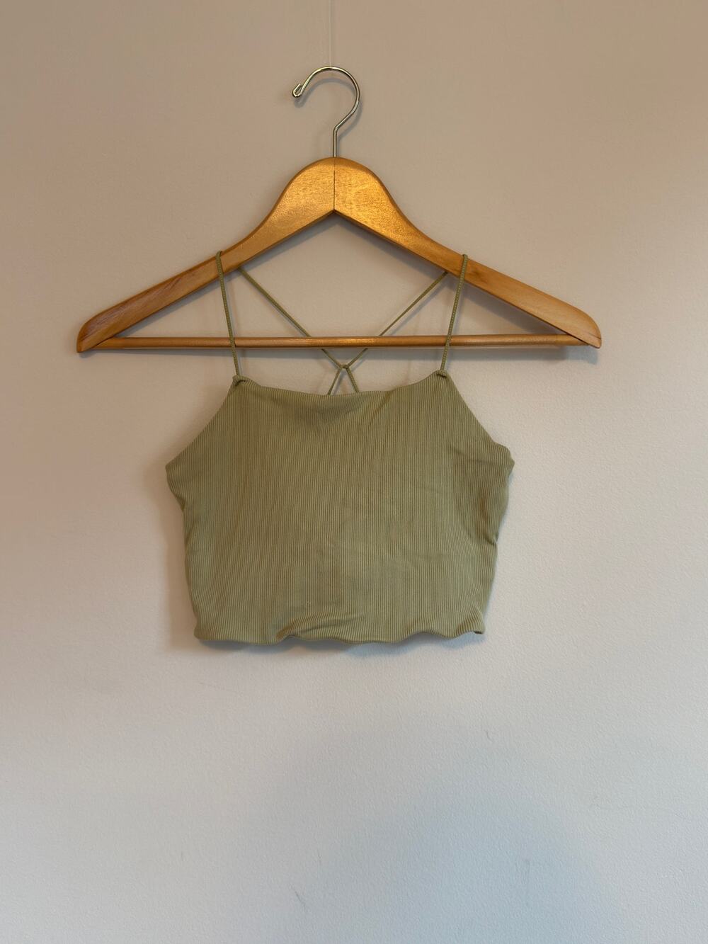 Nike Women's Tank Top Size XS | Green Yoga Infinalon Luxe Strappy Camisole